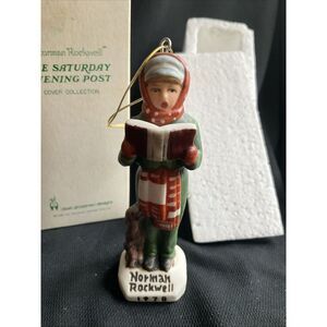 1978 Norman Rockwell Christmas Ornament " Carolee "